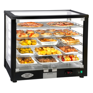 Equipex WD780B-3 Roller Grill 3-Pan Countertop Hot Food Display