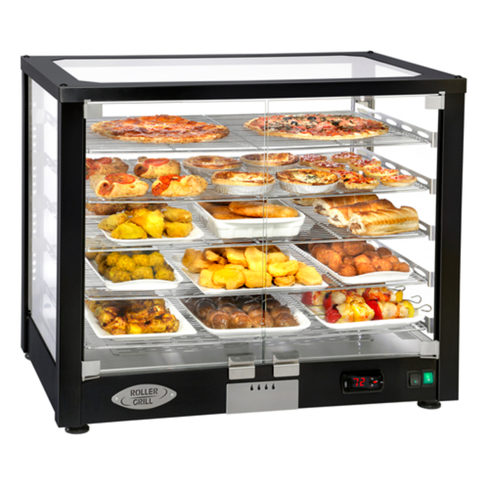 Equipex WD780B-3 Roller Grill 3-Pan Countertop Hot Food Display