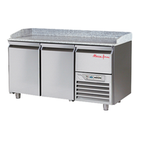 Marra Forni GPZ166 12.0 cu. ft. Two-Section Refrigerated Pizza Prep Table