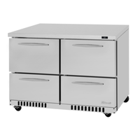 Turbo Air PUR-48-D4-FB-N 48-1/4"W PRO Series Undercounter Refrigerator