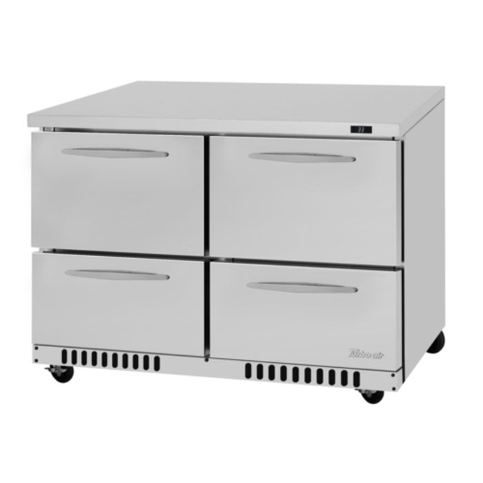 Turbo Air PUR-48-D4-FB-N 48-1/4"W PRO Series Undercounter Refrigerator