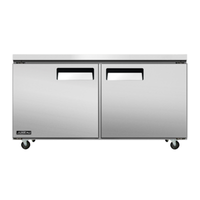 OMCAN 58017 Juneau 60" Two-Section Undercounter Reach-In Freezer
