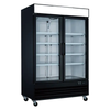 Commercial Glass Door Refrigerator With Two Swing Doors For Displaying Cold Products In Retail And Foodservice Settings