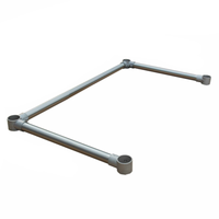 Entretoise de pied en acier inoxydable Omcan 44625 pour bacs à glaçons de 18 po x 24 po