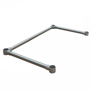 Entretoise de pied en acier inoxydable Omcan 44625 pour bacs à glaçons de 18 po x 24 po