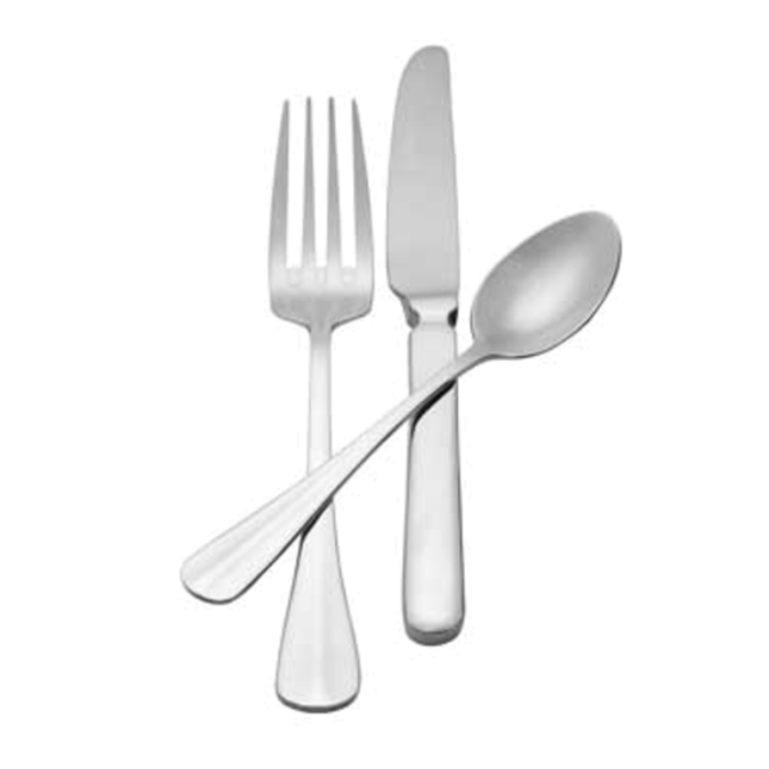Baguette 18/8 stainless steel oyster fork with mirror finish, extra-heavy Baguette pattern flatware for seafood service