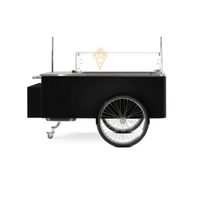 Carpigiani CARRETTINOCLASSICOBLACK 78.75" Gelato Ice Cream Dipping Cart