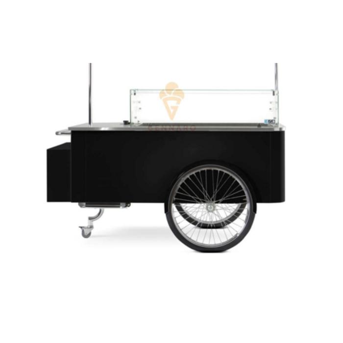 Carpigiani CARRETTINOCLASSICOBLACK 78.75" Gelato Ice Cream Dipping Cart