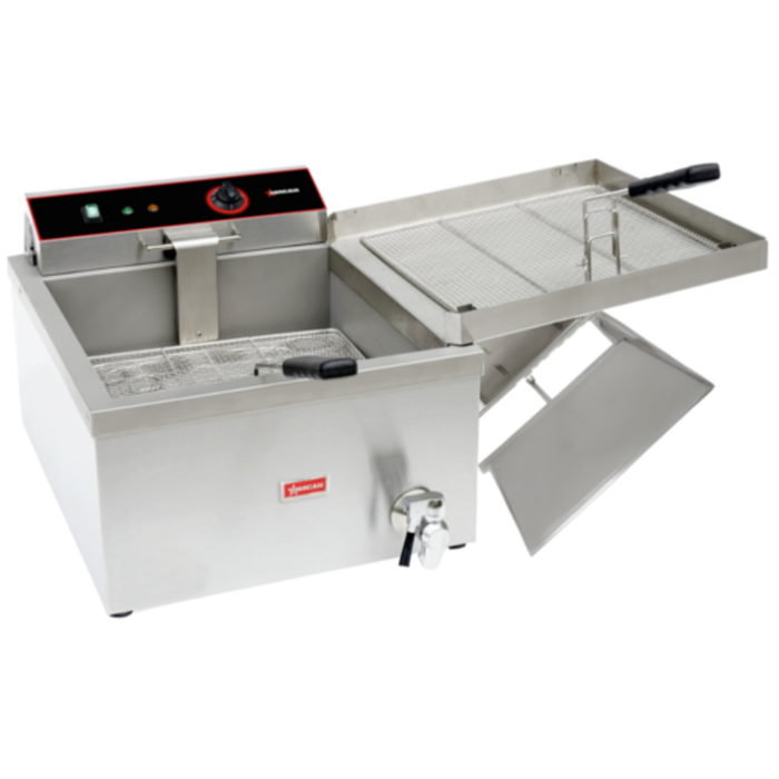 Omcan 48522 (CE-CN-3300-F) 25 Lbs. Electric Countertop Fryer