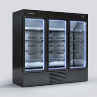 Infrico IMD-ERC200PH 82" Three-Door Glass Merchandiser Refrigerator