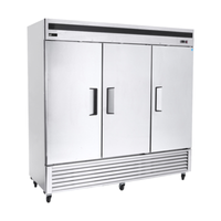EFI Sales F3-82VC 81.9" Versa-Chill 3-Door Reach-In Freezer