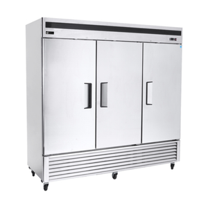 EFI Sales F3-82VC 81.9" Versa-Chill 3-Door Reach-In Freezer