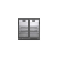 Infrico IMD-ERV25C Refroidisseur de bar arrière à deux sections de 35 po avec portes coulissantes en verre