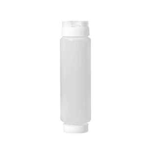 Omcan 81161 Bouteille souple transparente à large ouverture, capacité de 12 oz.