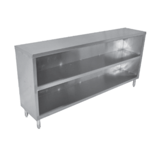 Thorinox TKOC-1860-SS 60"W x 18"D Open Front Dish Cabinet