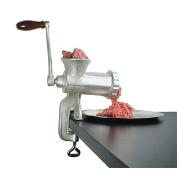 Manual 10HC Cast Iron Clamp Style Meat Grinder