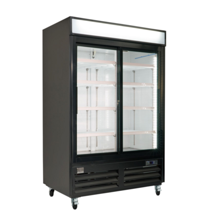 Kelvinator KCHSGM48R 54"W 48 cu. ft. Two-Section Merchandiser Refrigerator