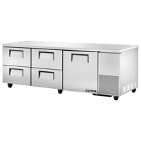 True TUC-93D-4-HC 93.25" Deep Undercounter Refrigerator