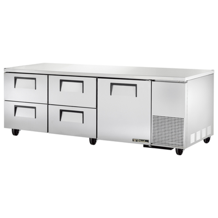 True TUC-93D-4-HC 93.25" Deep Undercounter Refrigerator