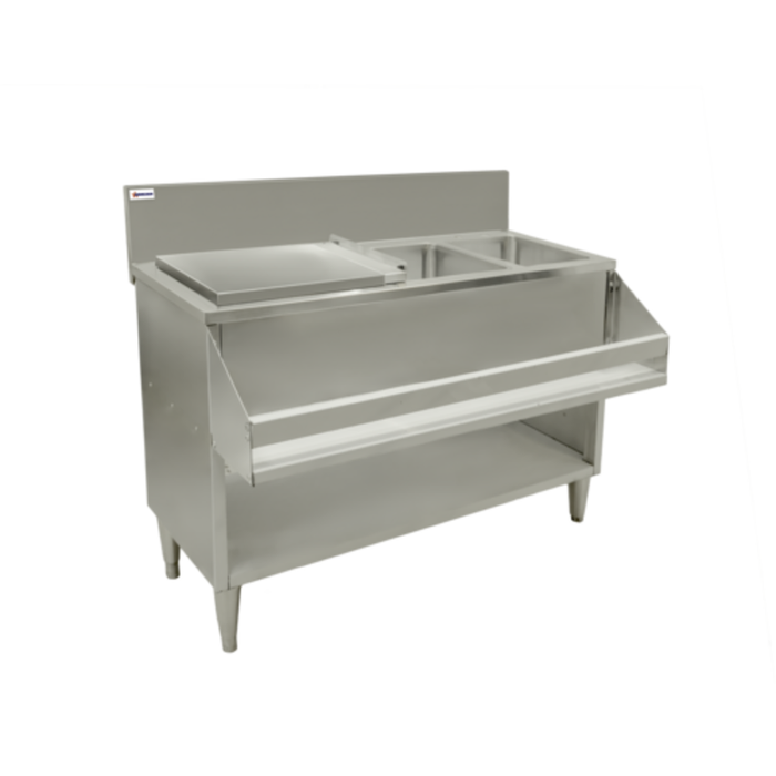 Omcan 48618 36"W Underbar Ice Bin Cocktail Station Combo