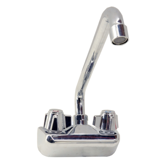 Omcan 26085 12-inch Splash Mount Bar Sink Faucet with Swing Spout