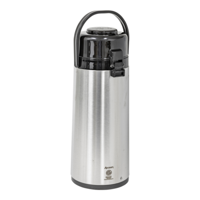 Admiral Craft APE22 2.2L Stainless Steel Brew-Thru Airpot with Handle