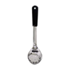 Perforated Stainless Steel Basting Spoon With Black Handle, 13 Inch Long Kitchen Utensil