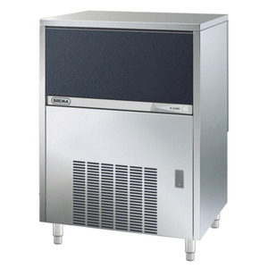 Brema CB640ABHCAWS Undercounter Ice Maker With Bin, Compact Design For Bars And Restaurants, Produces Up To 140 Lbs Daily.