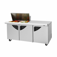 Turbo Air TST-72SD-15M-N Table de préparation réfrigérée Mega-Top 72-5/8"