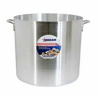 Omcan 43375 100 Quart Commercial Grade Aluminum Stock Pot