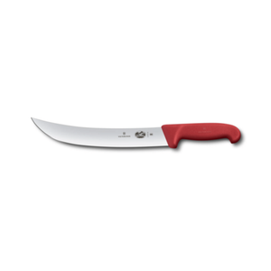 Victorinox 5.7301.25B 10" Cimeter Butcher Knife with Red Fibrox Handle