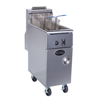Royal RHEF-45-DM 45-50 lb. Capacity Floor Model Gas Fryer