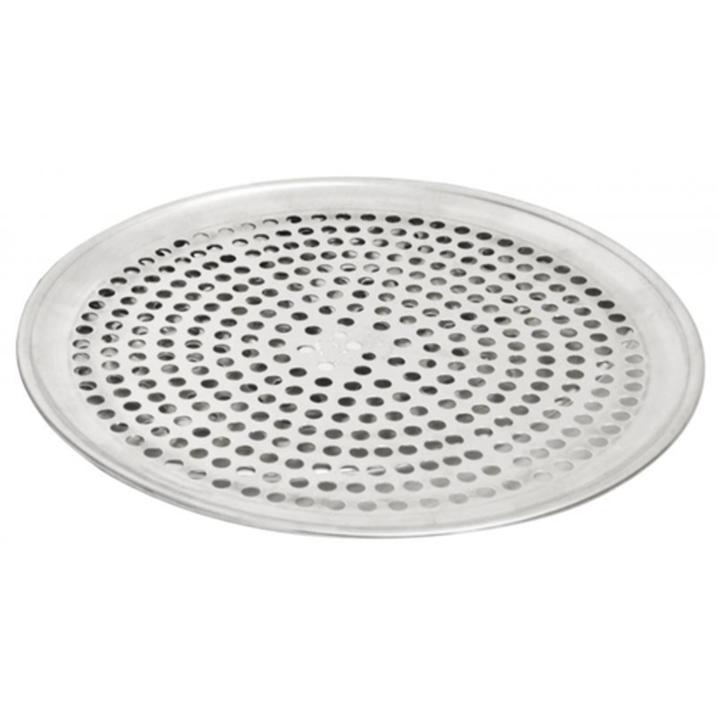 12 Inch Aluminum Pizza Pan Designed For Even Heat Distribution And Easy Handling During Pizza Preparation
