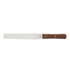 Stainless Steel Baker's Spatula With Wooden Handle For Frosting And Lifting Baked Goods