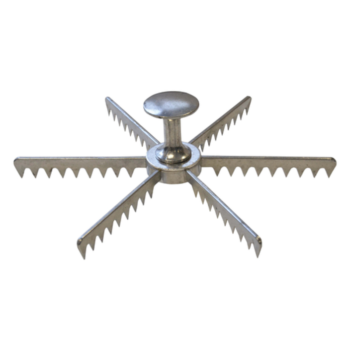 Omcan 34861 Commercial Stainless Steel Multi-Portion Pie Cake Marker stainless steel pie and cake slicer marker tool