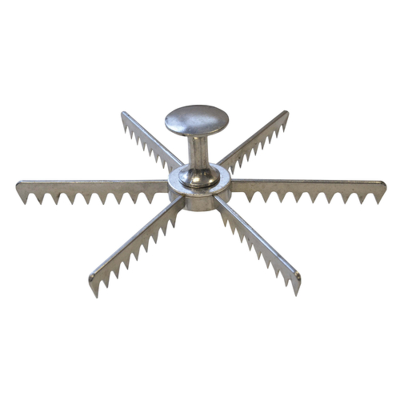 Omcan 34861 Commercial Stainless Steel Multi-Portion Pie Cake Marker stainless steel pie and cake slicer marker tool