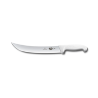 Victorinox 5.7307.25B 10" Cimeter Butcher Knife with White Handle