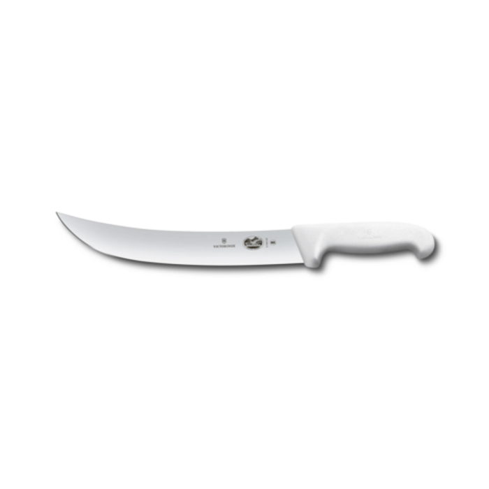 Victorinox 5.7307.25B 10" Cimeter Butcher Knife with White Handle