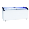 Black Diamond BDCF-19-CG 71.25" Commercial Chest Freezer With Sliding Glass Top For Efficient Storage.