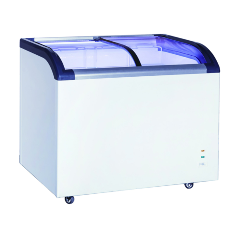 Black Diamond BDCF-6-CG Ice Cream Freezer With Sliding Glass Doors For Retail Use