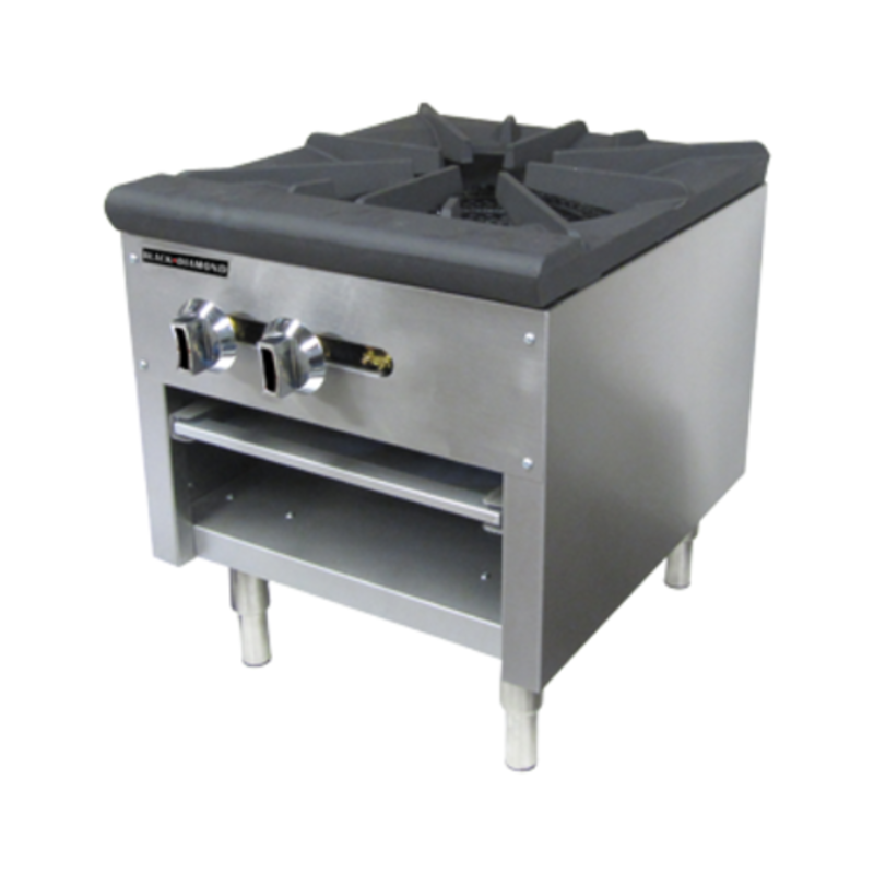 Natural Gas Stock Pot Burner Designed For High-Volume Cooking In Commercial Kitchens