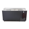 Black Diamond USBC-65 65 inch bottle cooler for bars with flat top and generous storage space.