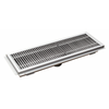 Omcan 44610 60" x 12" Stainless Steel Floor Trough Drain with Durable Grate for Efficient Water Management