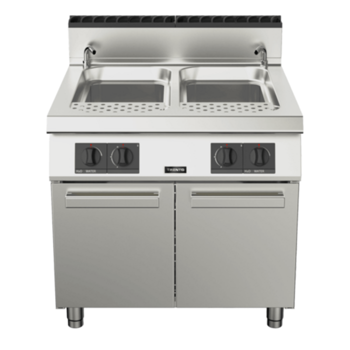 Trento 49099 23.78 Gallon Double Tank Natural Gas Pasta Cooker