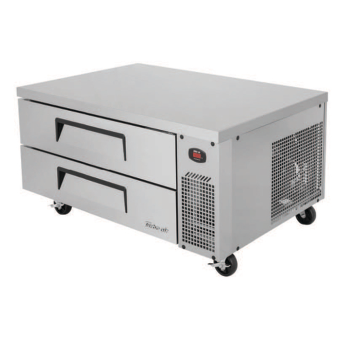 Turbo Air TCBE-48SDR-N Base réfrigérée pour chef de 121,9 cm de largeur, support d'équipement
