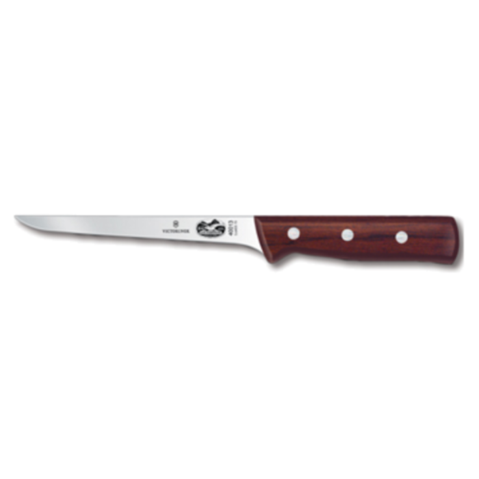 Victorinox 5.6406.15 6" Straight Narrow Stiff Boning Knife Wood Handle
