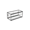 Non-Refrigerated Countertop Display Case Showcasing Delicious Pastries And Treats In A Sleek Glass Design.