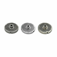 Omcan 45275 Plaque hachoir en acier inoxydable trempé #22 de 4,76 mm