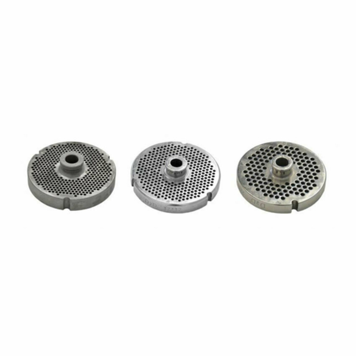 Omcan 45275 #22 Hard Stainless Steel Grinder Plate 3/16"