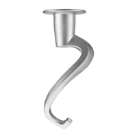Waring WSM20LDH Stainless Steel Dough Hook for 20-Quart Mixers